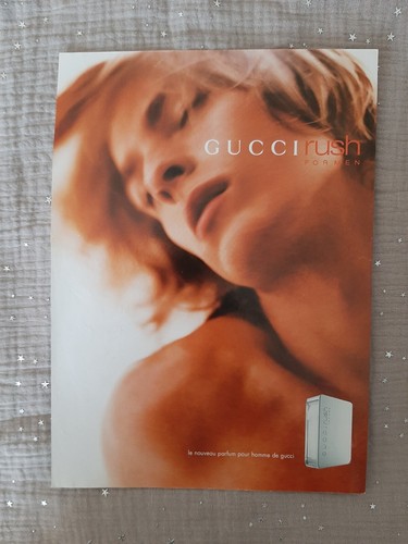 Werbepapier parfum gucci rush - werbepapier,