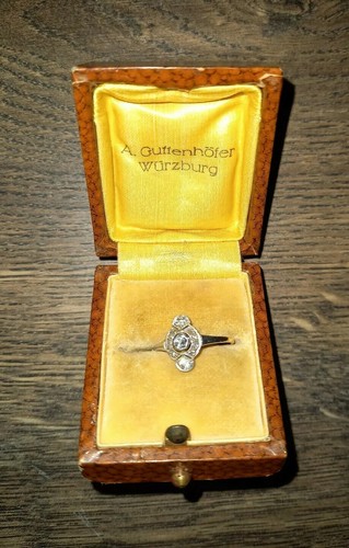 Goldring 585 mit - , diamanten
