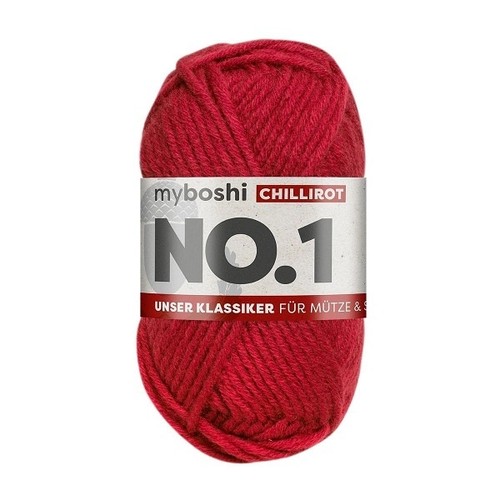 Myboshi wolle chillirot - no,