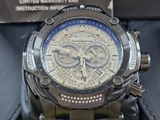 Invicta Bolt Shaq Tritnite Diamanten 0.39 Carat, Swiss, Quartz Herren Uhr OVP 