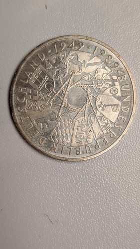 Brd 1989 silber - dm,