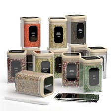Gewürzgläser Set Eckig - 12