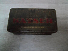 Kayser Pfälzische Nähmaschinen und Fahrräder Fabrik alte Blechdose Dose