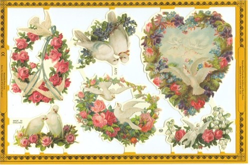 Glanzbilder oblaten scraps - glanzbilder,