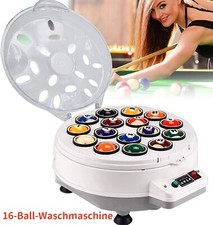 Billard Ball Reiniger Maschine Pool 16 Bälle Automatische Kugelpoliermaschine DE