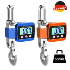 Digital LCD Hängekranwaage 500Kg tragbare Mini-Kranwaage Hängewaage 300% F.S New