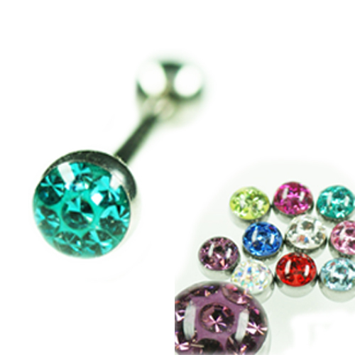 Zungen piercing 6mm barbell - zungen, 1,6mm