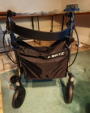 Leichtgewicht Rollator TAIMA M faltbar Stockhalter Tasche leicht Dietz Qualität