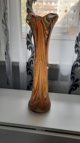 Ddr murano glas vase - ddr,