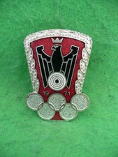 Deutscher Schützenbund Olympia Ehrennadel 1971 abzeichen 45 x 33