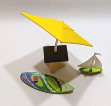 **Playmobil**  Surfbrett Sonnenschirm Sand Strand Urlaub Pool Sommer Lounge 