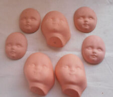 7 alte Masken Puppengesichter