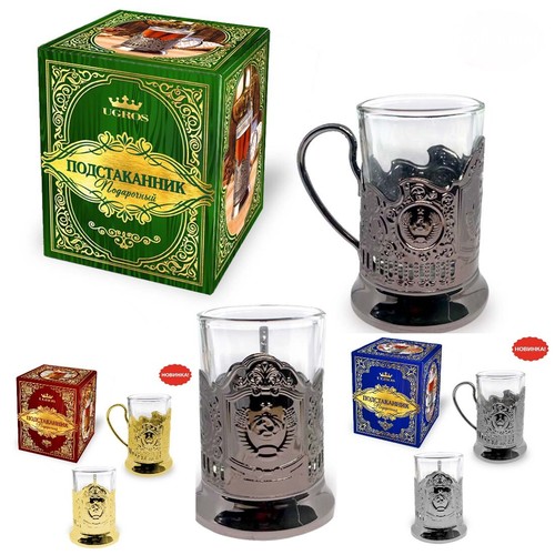 Teeglashalter mit glas tee - teeglashalter,