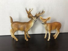 Schleich Hirsch Reh Familie 2004 Wald Waldtiere Tiere Figuren Sammlung konvolut