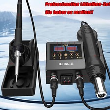 ILibILib Hot Air Rework Station HeißLuft LöTstation Soldering LöTen mit 3x Düse