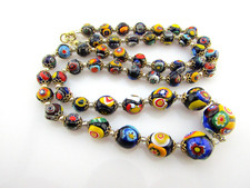 Murano Kette, Collier, vintage  64 cm , Kugeln sind von 0,8 cm - 1,5 cm im Ø
