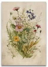 Poster Leinwand Wildblumen