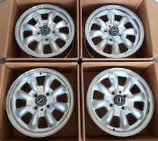 4x ORIGINAL SAAB SILVER SPOKE Alufelgen 6x15" Lochkreis 4x108 105122709 wie NEU