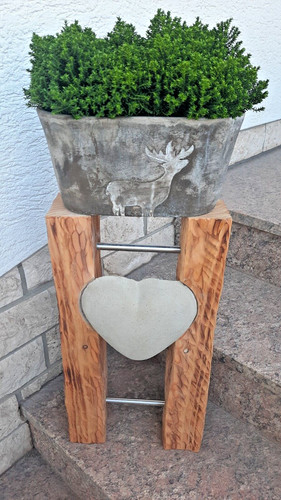 Blumensäule balken mit - blumensäule,,