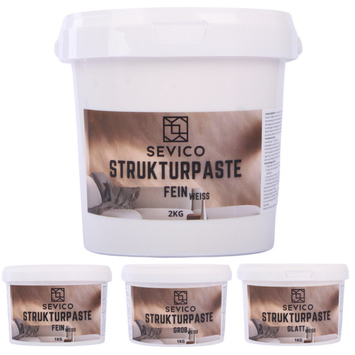 Strukturpaste weiße fein - weiße,