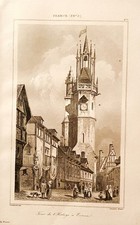 Gravur Frankreich XV. " Turm