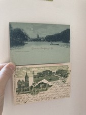 Zwei alte Postkarten aus Königsberg i. Pr., 1900 Gelaufen / Ungelaufen