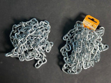 2x Suki Rundstahlkette Typ A verzinkt 5 mmx2,5m - unbenutzt