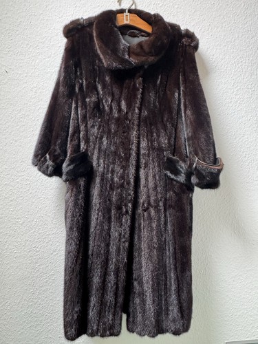 Vintage nerzmantel echtpelz - vintage,