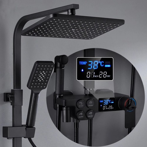 Led duschsystem mit - duschsystem, thermostat