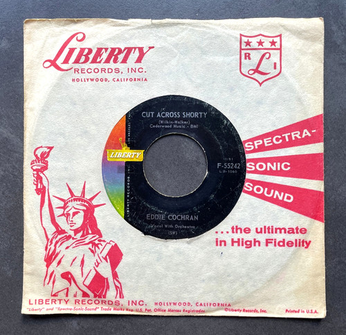 Eddie cochran cut across - 7",