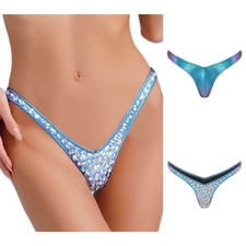 DE Damen Glitzer Strass