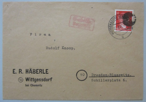 Sächs schwärzungen 12pfg - sächs.,
