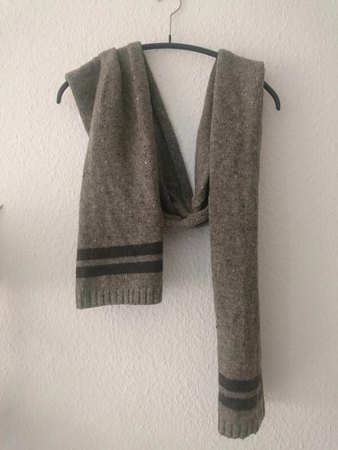 Strick schal dunkelgrau - schal,