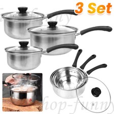 Edelstahl Kochtopfset