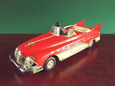 Seltener 1960er Joustra Super Cabrio mit Hund Blechspielzeug