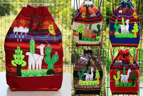 Rucksack groß peru - bunt, inka
