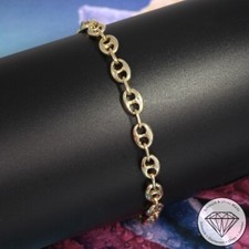 Wert 990 € Bohnen Armband 333er/8 Karat Gelb Gold xxyy