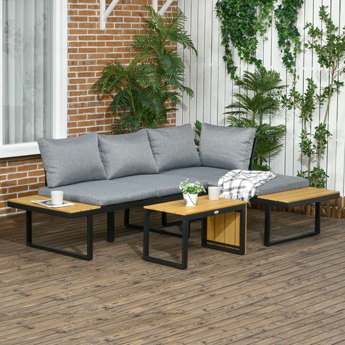 Tlg gartenmöbel set - 3-tlg., gartenmöbel-set