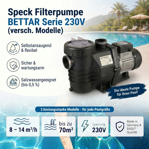 Badu top poolpumpe bettar - badu,