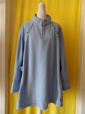 Ulla Popken Fleece Jacke, Gr. 58/60, blau