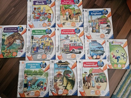 11x tiptoi bücher - bücher,