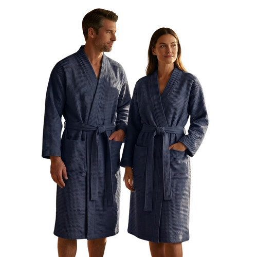 Unisex waffel bademantel - unisex,