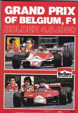 Programmheft GP Belgien 1980