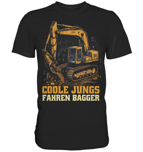 Coole jungs fahren bagger - coole,