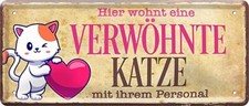 Blechschilder Lustiger Katzen
