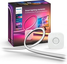 PHILIPS Hue Play Gradient LED Lightstrip PC Monitorbeleuchtung 3x 24-27 Zoll