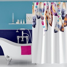 Duschvorhang Textil 120 x 200