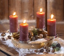 GILDE Adventsleuchter rund
