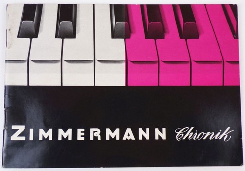 Broschüre zimmermann klaviere - zimmermann,