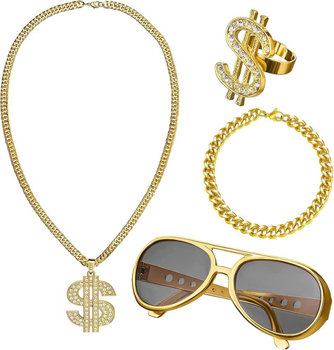 Dollar kette set stück - dollar, set,